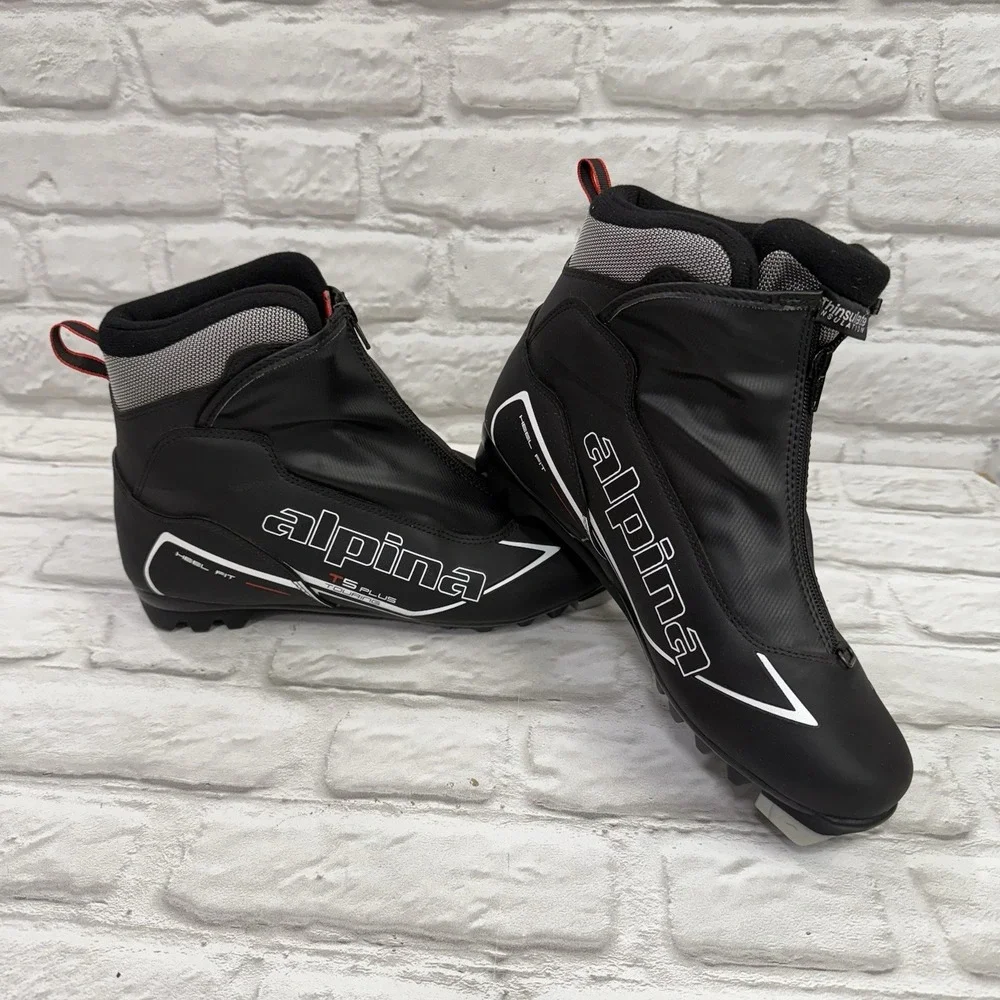 Alpina T5 Plus Touring Cross Country Ski Boots EU 43 US 9.5 Thinsulate - Nice!!